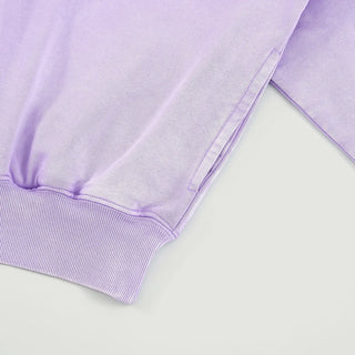 Good Art Messy People Oversized Hoodie – Lavender Heavyweight Streetwear